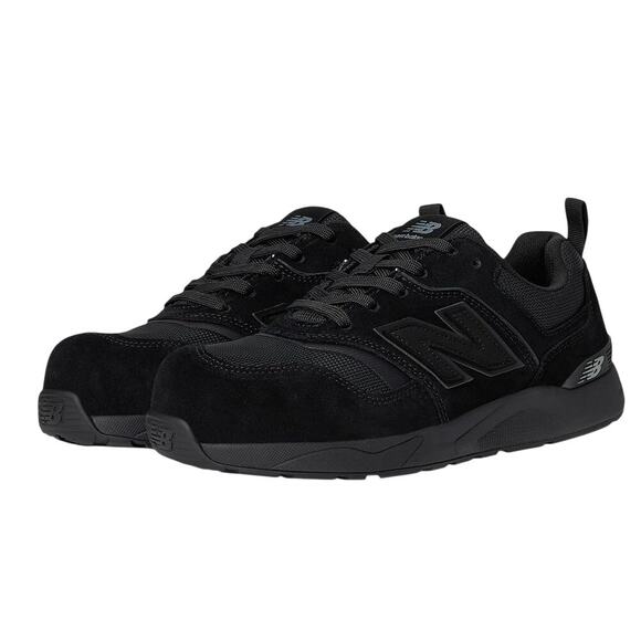 New Balance Mens CT Elite Lite SD Work Sneakers US 9 Wide Black Suede EUC - Picture 2 of 14